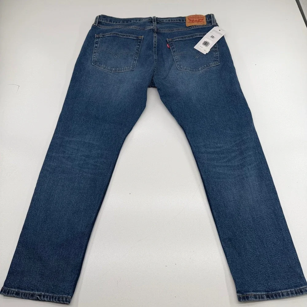 Levi's 512 Slim Taper All Seasons Tech Jeans Mens 36x30 Blue Denim 288330498